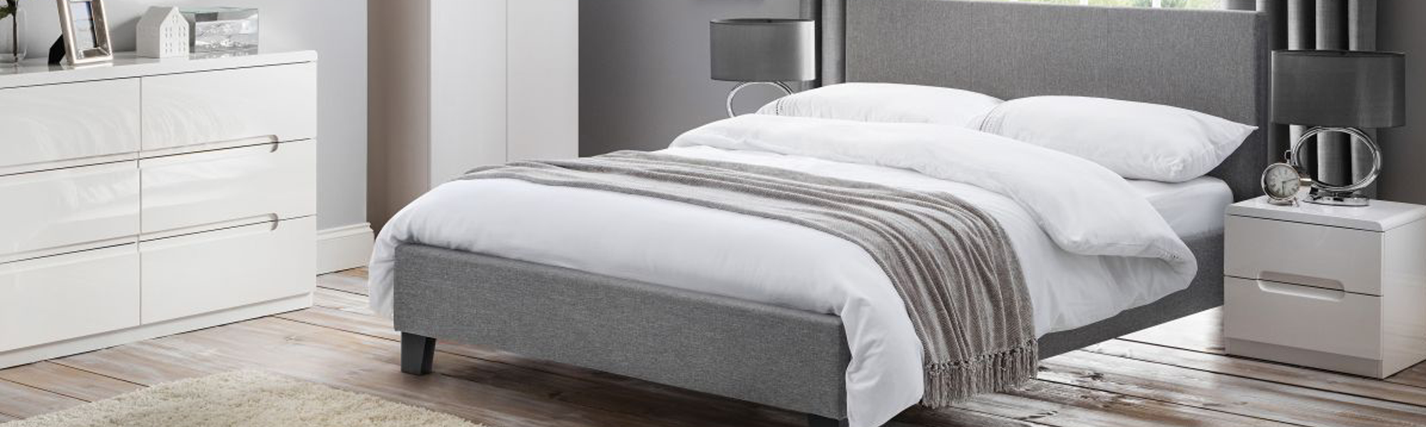 Double Fabric Bedsteads