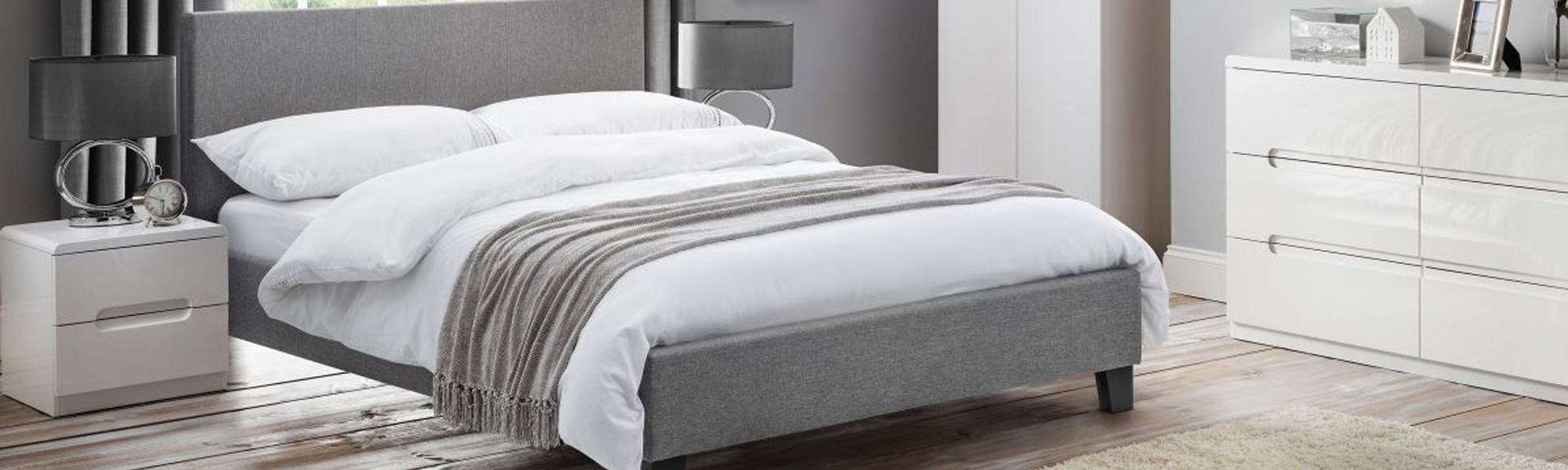 Single Fabric Bedsteads