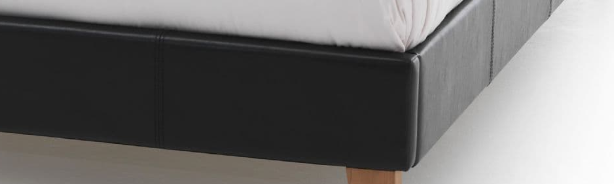 Faux Leather Double Bed Frames