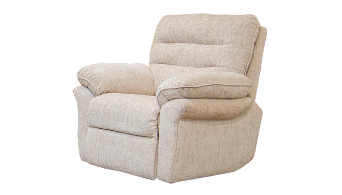 Finkelstein manual swivel shop recliner with ottoman