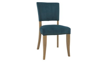 Upholstered Chair Sea Green Velvet