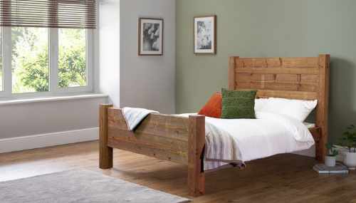 Small Single Bedstead High Foot End